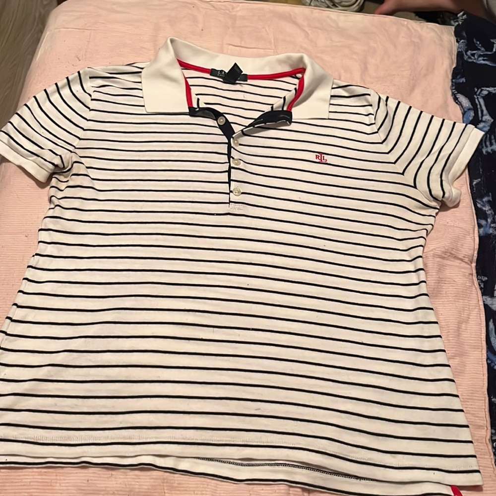 Ralph Lauren Striped Collared Shirt